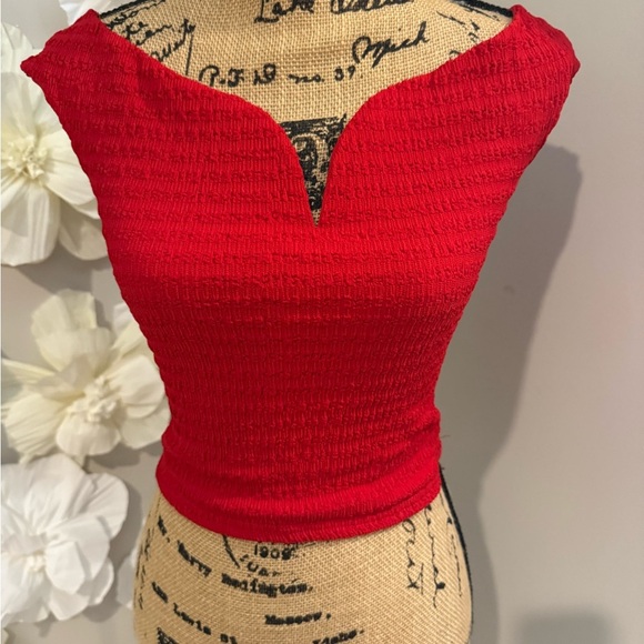 Astr Vibrant Red Tank Top - Picture 2 of 5